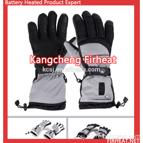 7.4V rechargeable heated ski gloves keep warm ski gloves